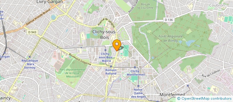 localisation de l'entreprise ROSEUS  CLICHY-SOUS-BOIS