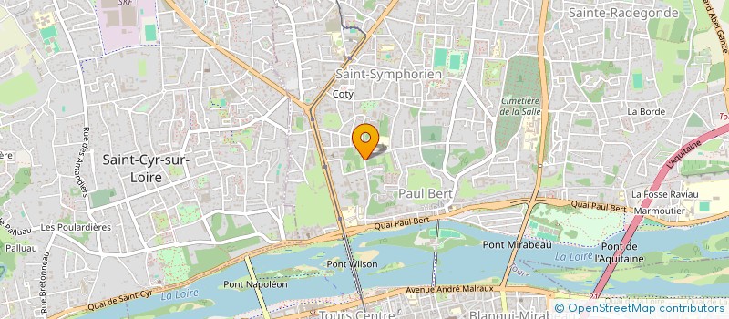 localisation de l'entreprise ROSEVAL INVEST  TOURS