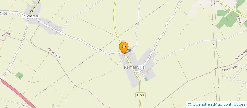 localisation de l'entreprise ROSEVIL  REMAUVILLE