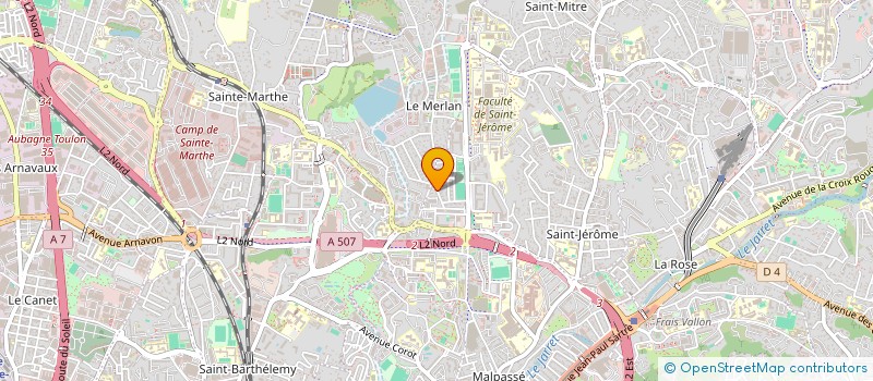 localisation de l'entreprise ROSEXPORT à MARSEILLE 13EME