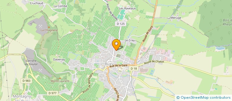 localisation de l'entreprise ROSEY  BUXY