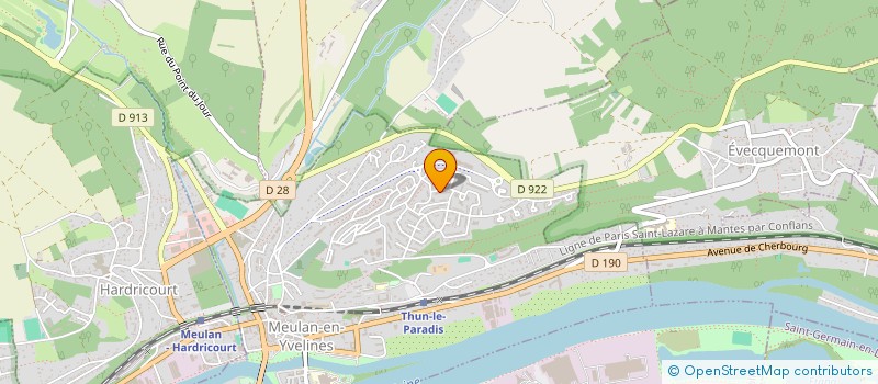 localisation de l'entreprise ROSH PINAH à MEULAN-EN-YVELINES