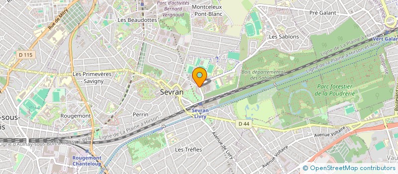 localisation de l'entreprise ROSH TECHNOLOGIE à SEVRAN