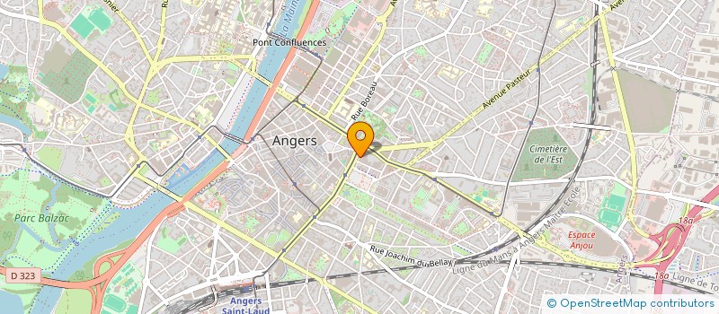 localisation de l'entreprise ROSHA à ANGERS