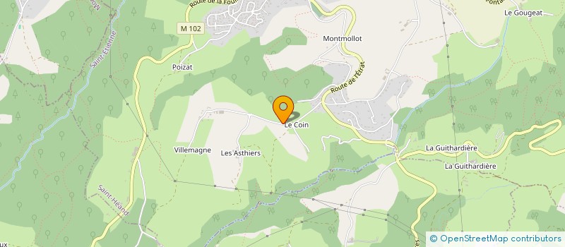 localisation de l'entreprise ROSIDEES  SAINT-HEAND