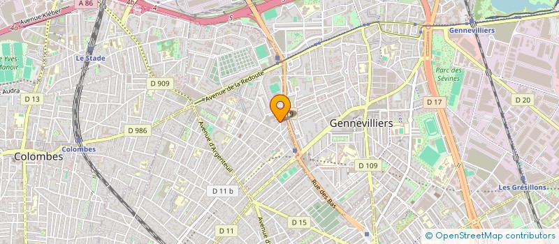 localisation de l'entreprise ROSIE  ASNIERES-SUR-SEINE