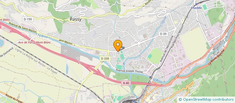 localisation de l'entreprise ROSIE PRODUCTION  PASSY