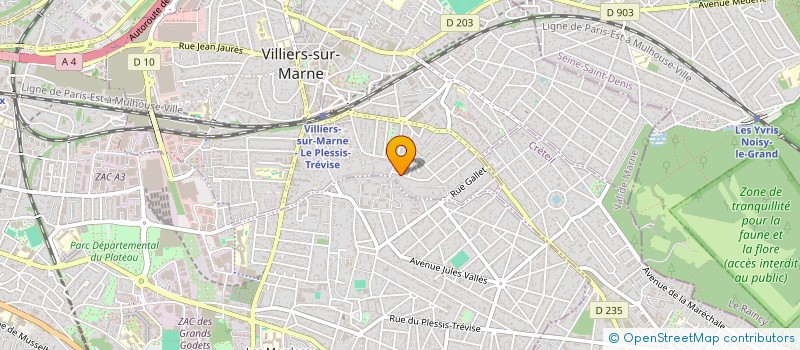 localisation de l'entreprise ROSIEDADE  VILLIERS-SUR-MARNE