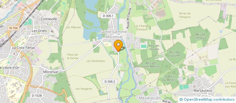 localisation de l'entreprise ROSIER BATIMENT SERVICES à SAINTE-GEMME-MORONVAL