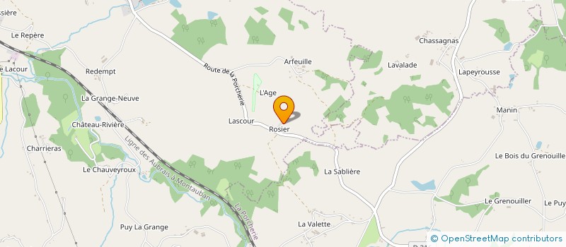 localisation de l'entreprise ROSIER HOLDING  SAINT-GERMAIN-LES-BELLES