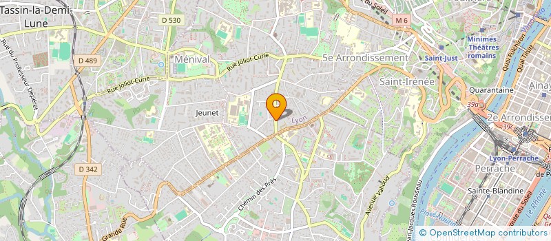 localisation de l'entreprise ROSIERDIERES  LYON