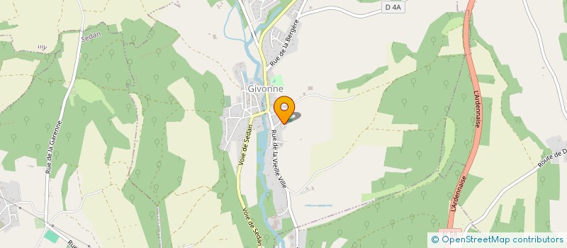 localisation de l'entreprise ROSIERE  GIVONNE