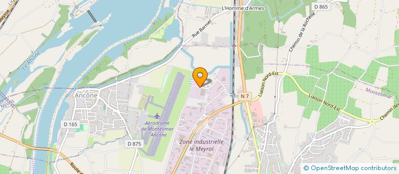 localisation de l'entreprise ROSIMMO  MONTELIMAR