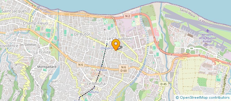 localisation de l'entreprise ROSINE à SAINT-DENIS