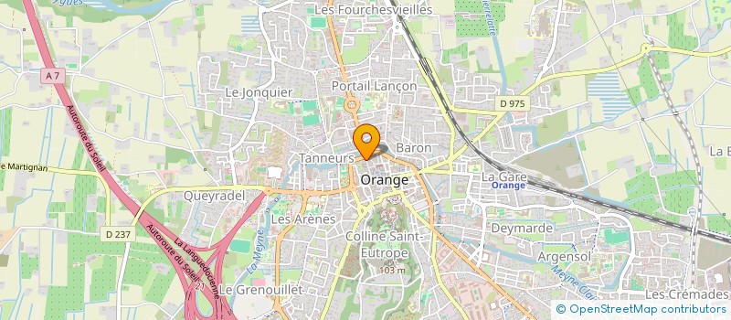 localisation de l'entreprise ROSINE ANDRE  ORANGE