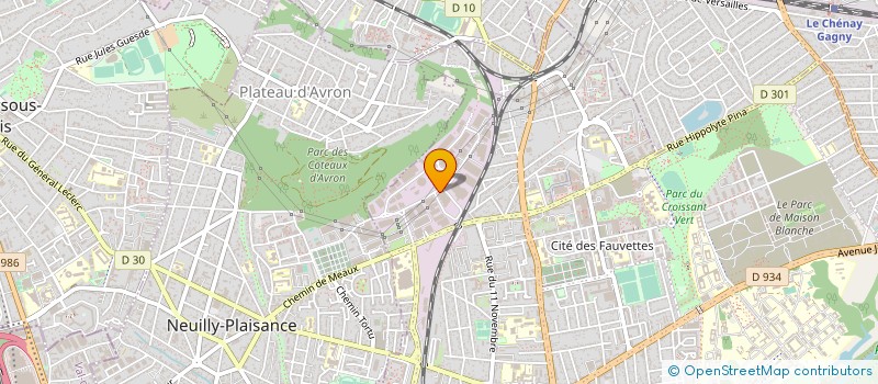 localisation de l'entreprise ROSINSKI SBIR à NEUILLY-SUR-MARNE