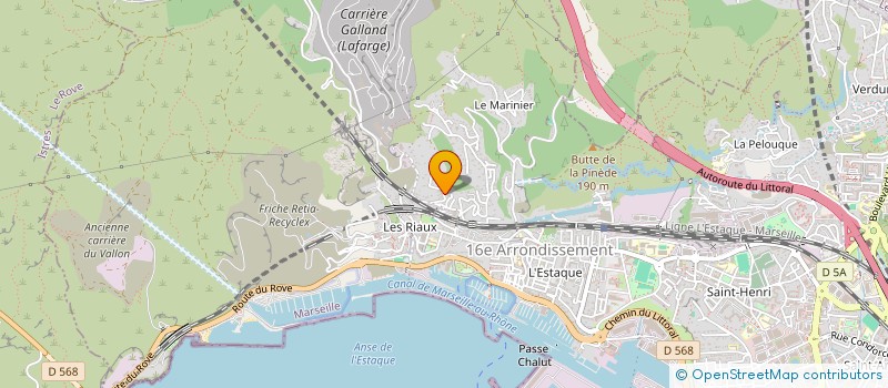 localisation de l'entreprise ROSIRIS à MARSEILLE
