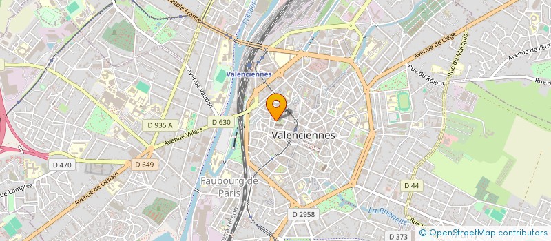 localisation de l'entreprise ROSIRIS SEBOURG 22 à VALENCIENNES