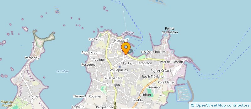 localisation de l'entreprise ROSK'HOME à ROSCOFF