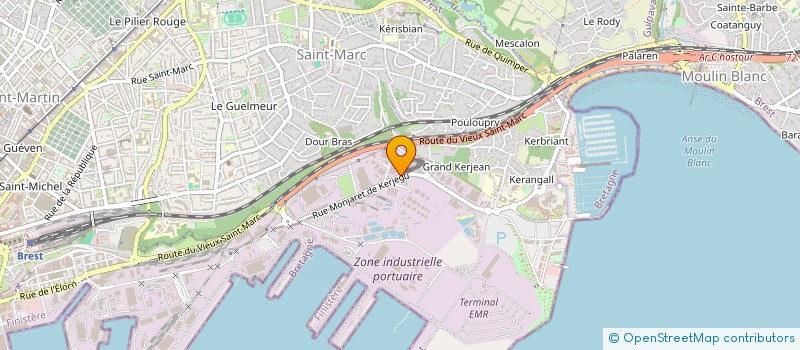 localisation de l'entreprise ROSKERBRENN  BREST