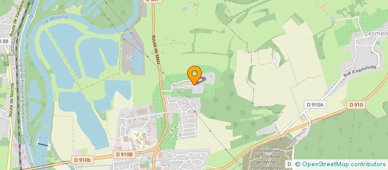 localisation de l'entreprise ROSKILD HOLDING  PONT-A-MOUSSON