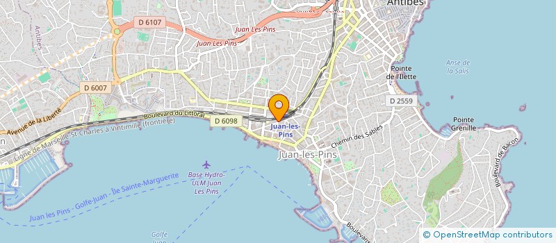 localisation de l'entreprise ROSKO à ANTIBES