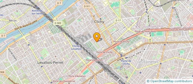 localisation de l'entreprise ROSKO CONSEIL à CLICHY