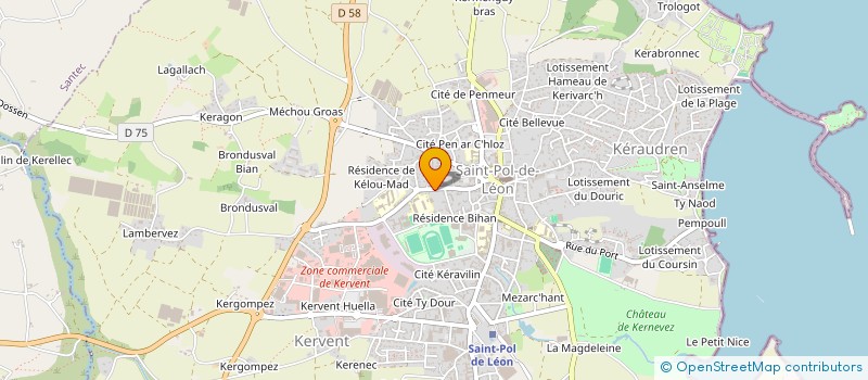 localisation de l'entreprise ROSKO TECHNICS WELDING SERVICES à SAINT-POL-DE-LEON