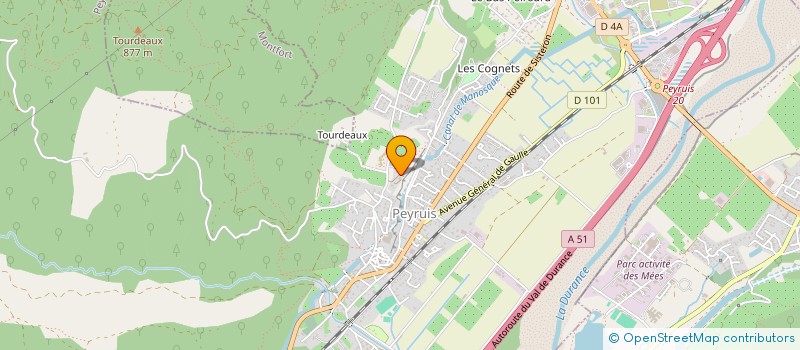 localisation de l'entreprise ROSLAN 1925  PEYRUIS