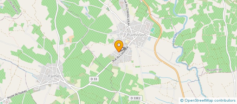 localisation de l'entreprise ROSMARINUS  PUIMISSON