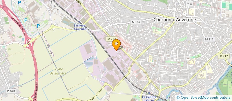 localisation de l'entreprise ROSMERTA  COURNON-D'AUVERGNE