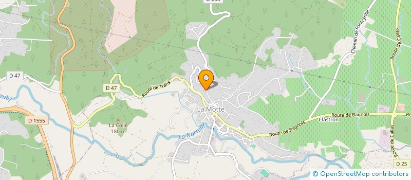 localisation de l'entreprise ROSMINI TRAVAUX AGRICOLES à LA MOTTE