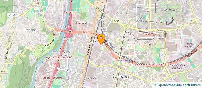 localisation de l'entreprise ROSNER SA à ECHIROLLES
