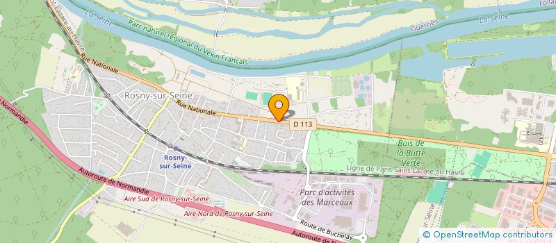 localisation de l'entreprise ROSNERGIE  ROSNY-SUR-SEINE