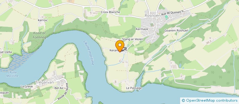 localisation de l'entreprise ROSNIMMO  ROSNOEN