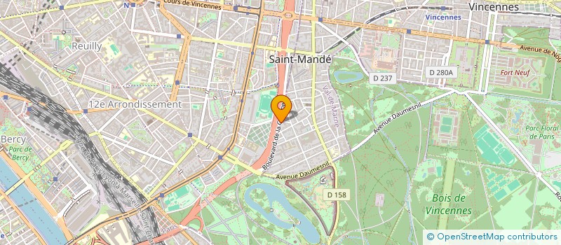 localisation de l'entreprise ROSNY 34 à SAINT-MANDE