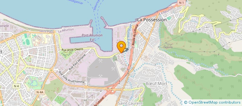 localisation de l'entreprise ROSNY à LA POSSESSION