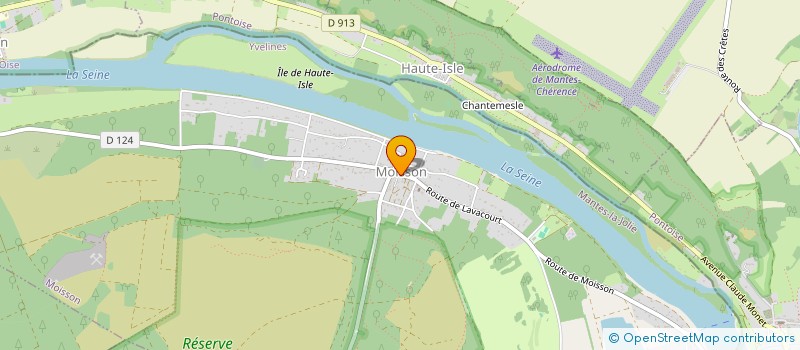 localisation de l'entreprise ROSNY OPTIQUE à MOISSON