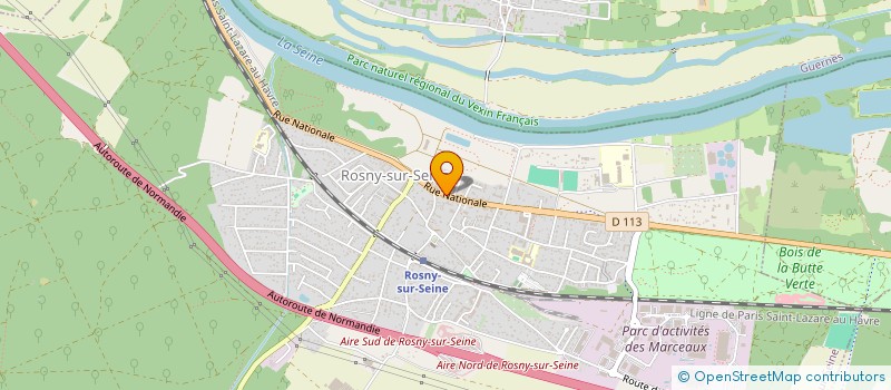 localisation de l'entreprise ROSNY PICES AUTO  ROSNY-SUR-SEINE