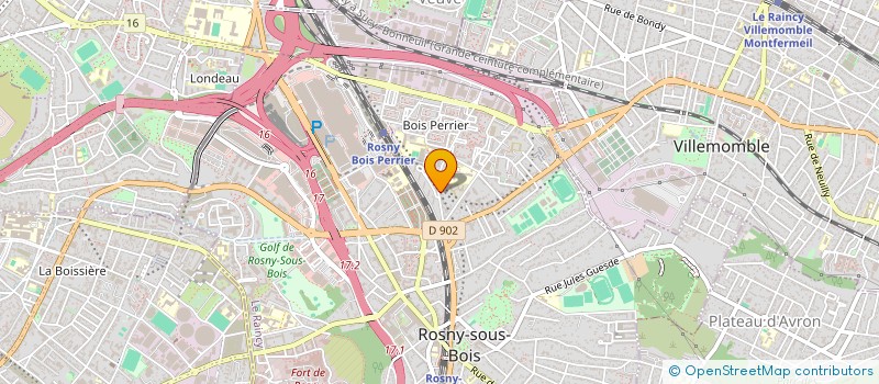 localisation de l'entreprise ROSNY SUPER MARKET à ROSNY-SOUS-BOIS