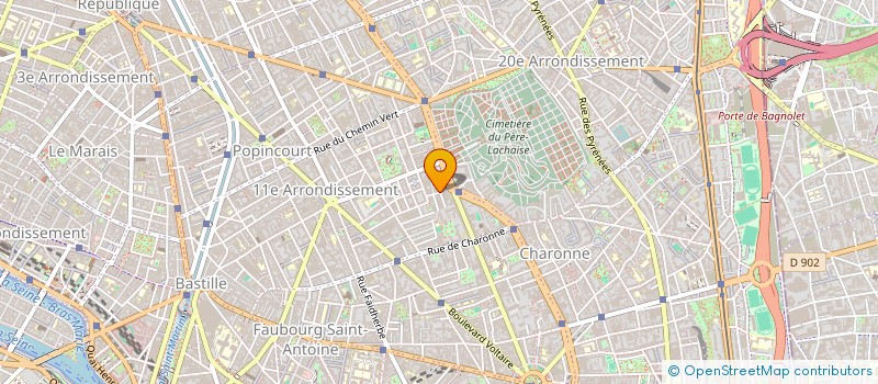 localisation de l'entreprise ROSNYBAT  PARIS