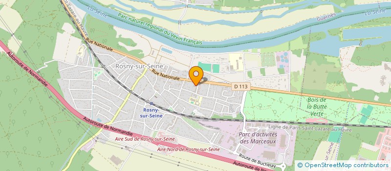 localisation de l'entreprise ROSNYDIS  ROSNY-SUR-SEINE