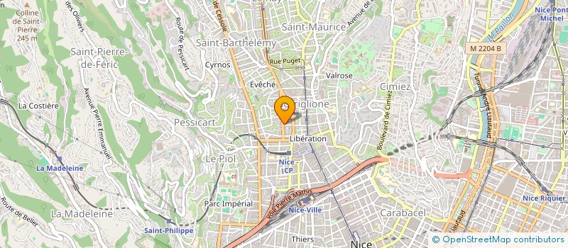 localisation de l'entreprise ROSO  NICE