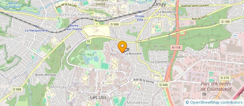 localisation de l'entreprise ROSOLOWSKA à ORSAY