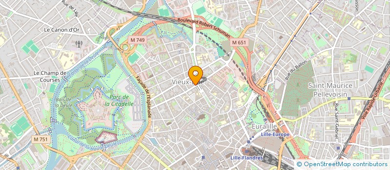 localisation de l'entreprise ROSOU à LILLE