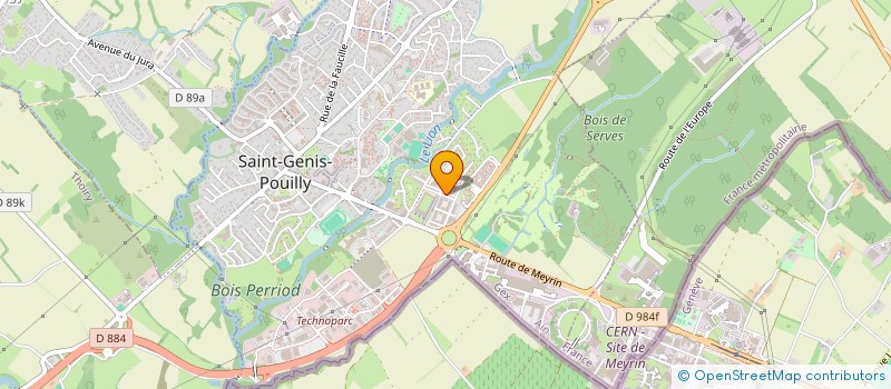 localisation de l'entreprise ROSOWIL à SAINT-GENIS-POUILLY