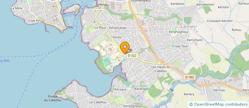 localisation de l'entreprise ROSPARS HENRY  CONCARNEAU