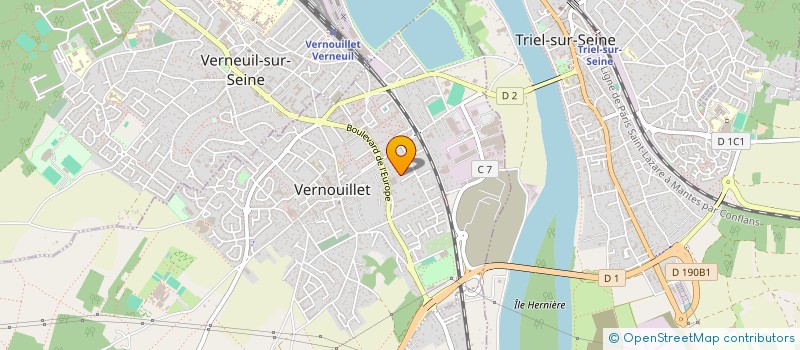 localisation de l'entreprise ROSPIDE INVEST à VERNOUILLET