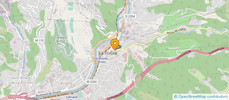 localisation de l'entreprise ROSPOGAB CORP à LA TRINITE