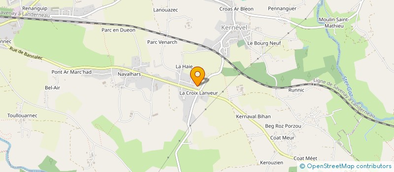 localisation de l'entreprise ROSPORDEN AMBULANCE à ROSPORDEN